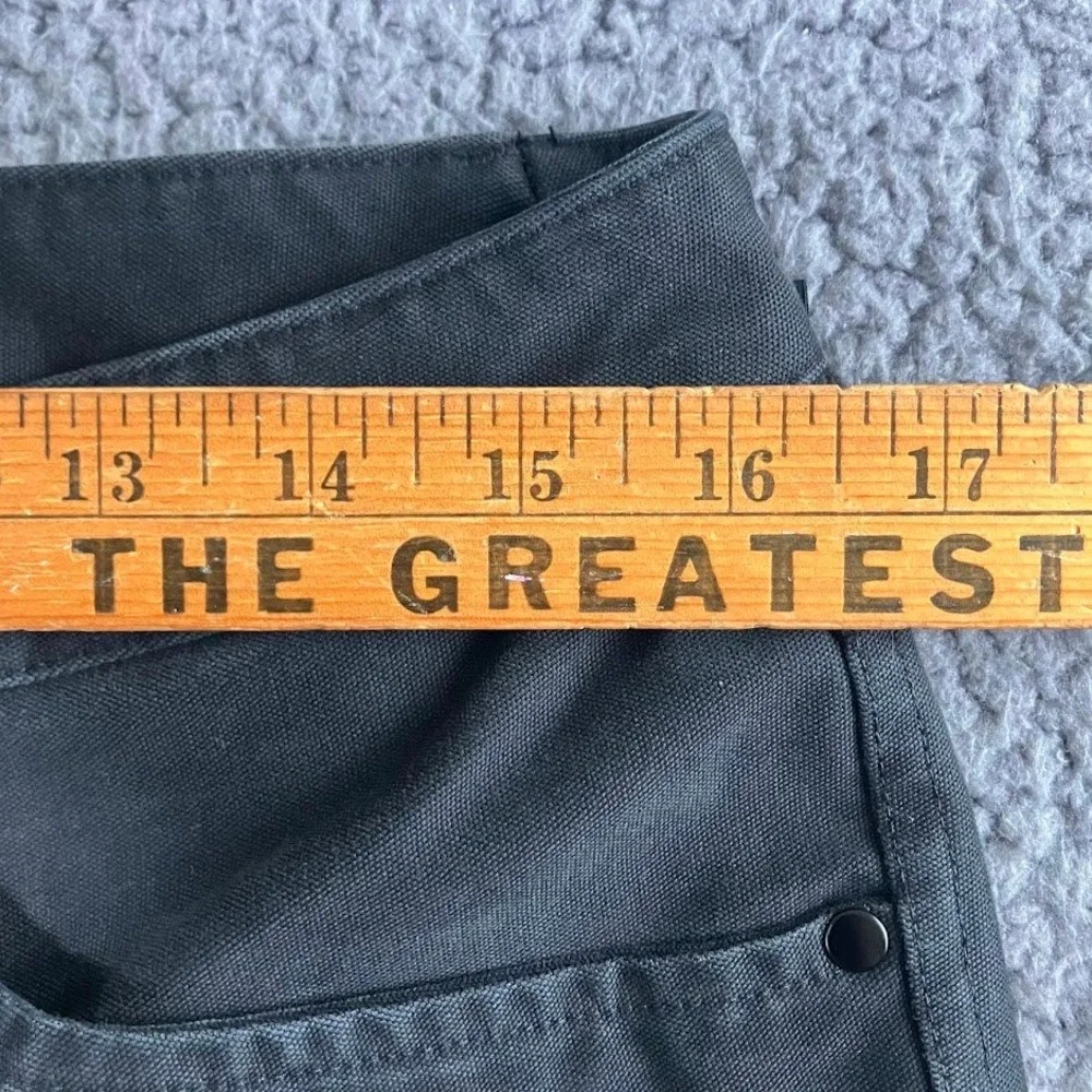 Lululemon Mens 31x30 Charcoal Black Slim Fit ABC Pants Canvas Techwear Commuter